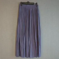 natural couture 　スカート　プリーツ　ロングスカート