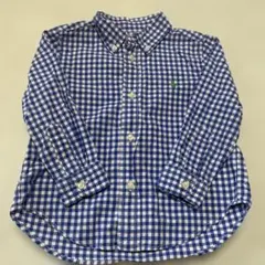 チェック柄 ボタンダウンシャツ