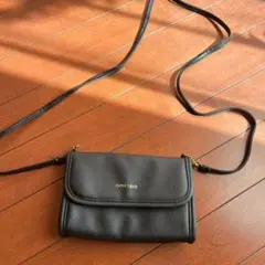 one spo 黒　ブラック　ミニショルダーバッグ　痛バ　スマホショルダー