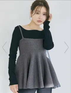 スポンディッシュニットキャミソール