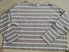 GU ボーダー柄Tシャツ M