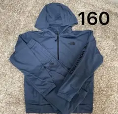 【新品タグ付き】海外限定ノースフェイス　キッズパーカーセットライトネイビー160