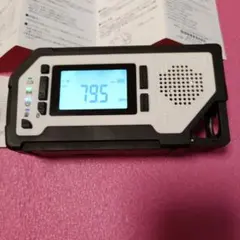 FIELDOOR 防災ラジオ 多機能 懐中電灯 USB充電