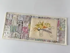 刺繍とパッチワークキルトのミニマットのサムネイル