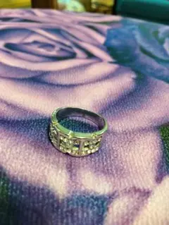 シルバー チェーン風デザインリング