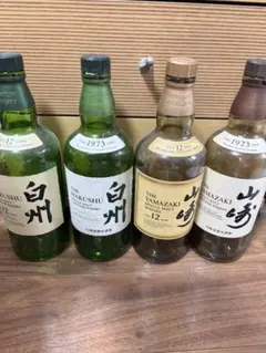 サントリー 白州12年 山崎12年 白州NV 空瓶セット - メルカリ