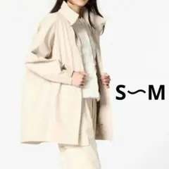 UNIQLO ブロックテック ハーフコート ナチュラル S スプリングコート