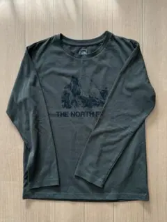THE NORTH FACE 長袖カットソー 150 ダークグリーン