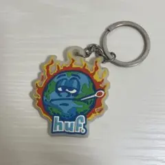 HUF キーホルダー 地球モチーフ