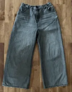 デニム ワイド 140