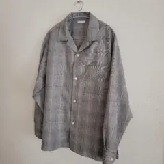 グレンチェックシャツ