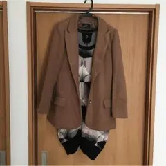 ☆新品☆ジャケット☆美品☆ニットワンピース♡2点セット！！値下げ！！