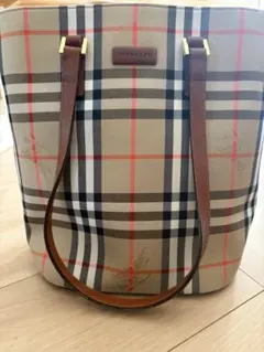 Burberry チェック柄 トートバッグのサムネイル