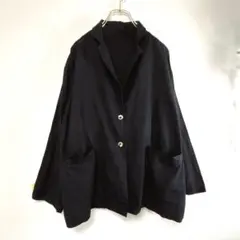 【gz59】レディースジャケット　羽織り物　ブラック　薄手　Mサイズ
