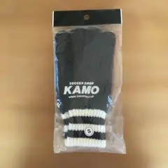 KAMO サッカー用ニットグローブ 黒Sサイズのサムネイル