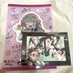 鬼滅の刃 甘露寺蜜璃 クリアファイル 入場者特典 イラストカード 冨岡義勇