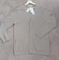 GLOBAL WORK　メンズカーディガン　薄いグレー　Мサイズ