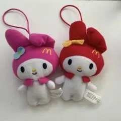 マイメロ マクドナルド ハッピーセット ぬいぐるみ 2種
