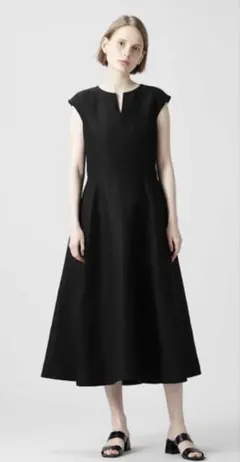 ADORE 《BLACK LABEL》ボンディング麻ワンピース 新品未使用