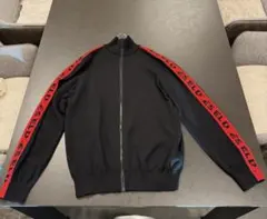 DIESEL S黒スウェットジャケット サイドロゴ