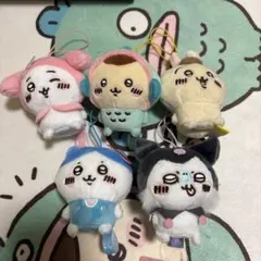 ちいかわ サンリオキャラクターズ コラボ プライズ品 マスコット 5個セット