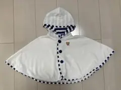 【送料無料】ミキハウス　ポンチョ　日本製　UVカット機能　匿名配送