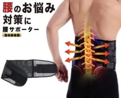 腰サポーター 4本プレート ダブルベルト　ＸＬ