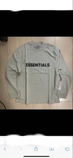 fear of god ESSENTIALS SAGE ロンT M 新品 長袖
