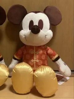 ミッキーマウス＆ミニーマウス ミッキー アジアンスタイル BIGぬいぐるみ