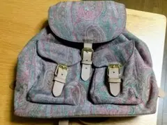 ‼️美品‼️エトロ ETRO リュックサック上質革仕様バックパックディバック