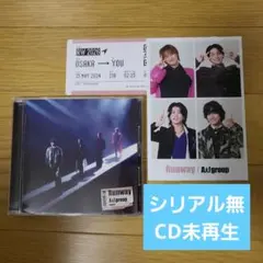 Runway 通常盤+ボーディングパス+通常特典 Aぇ!group