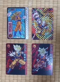 ⑫ドラゴンボール　カードダス　悟空　海外製　4枚セット
