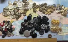 ボタンまとめ売り 多色装飾デザイン