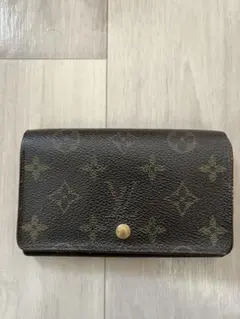 ルイ・ヴィトン 二つ折り財布 ブラウン モノグラム ジャンク
