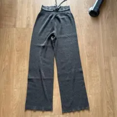 UNIQLO ウォッシャブルニットリブパンツ　M サイズ　ダークグレー