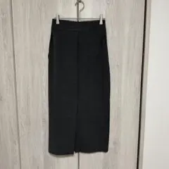 GU スリットナロースカート グレー　S