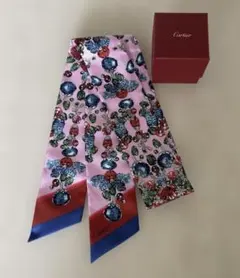 カルティエシルクリボンスカーフ