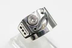 新品　未使用　16号　ドクターモンロー　メカニカル　リング　クリア　ジルコニアのサムネイル
