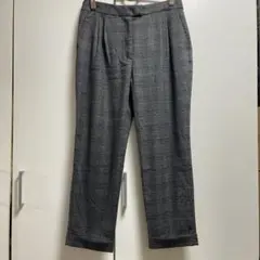 グレーチェックパンツ
