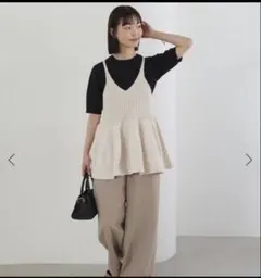 スローブイエナ ファンタジアパールラメニットビスチェ - メルカリ