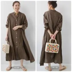 人気♡ジャーナルスタンダードレリューム ノルマンディーリネンフレアワンピース