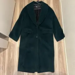 ZARA ダークグリーン mantecoロングコート
