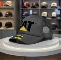 帽子/キャップ『CAT/キャタピラー　メッシュ　黒』新品