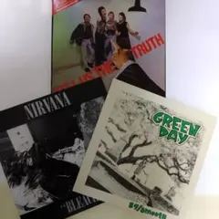 NIRVANA 、GREEN DAY 、SHAM69　LP3枚セット