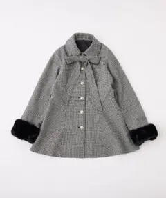 NICE CLAUPリボンミドルコート