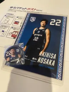 福井ブローウィンズ　こっさん#22 ブロマイド&缶バッチ