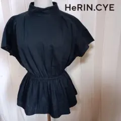 HeRIN.CYE スタンド ドッキング シャツ 黒のサムネイル