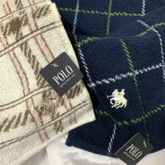 POLOメンズタオルハンカチ【新品】2枚セット