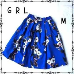 ⭐️美品⭐️グレイル＊フラワープリント フレアスカート / Mサイズ