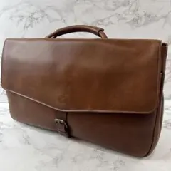 OLD COACH Brief Bag 2way ビジネスバッグ A4可 茶 - メルカリ